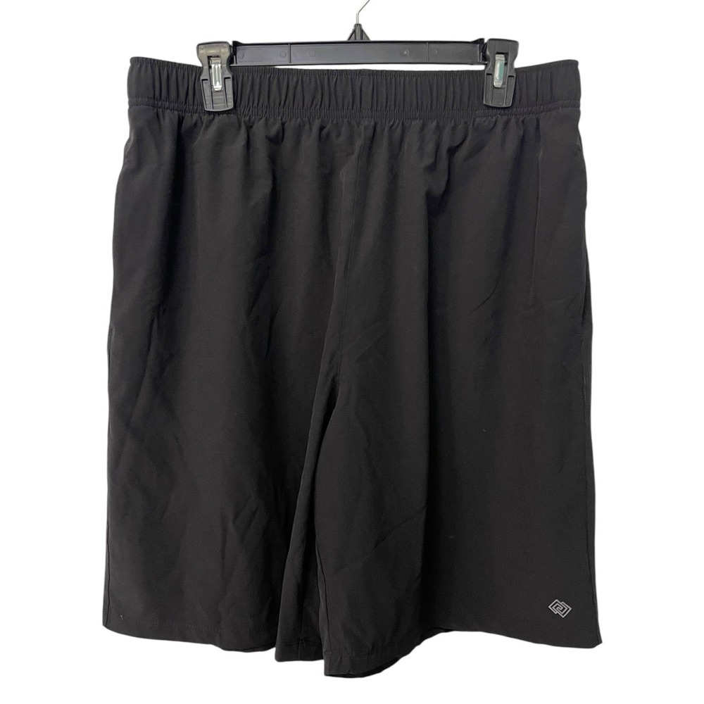 Zelos XL Black Athletic Shorts Elastic Waist Drawstring Exercise Casual‎